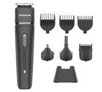 Taurus - Cortapelos y Afeitadora Hipnos Complet | 8 en 1 | Cuchillas Acero Inoxidable | 90 min de Autonomía | 3 Posiciones de Longitud (3 a 9 mm) | Uso en seco y húmedo | Estuche y accesorios
