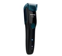 Taurus - Barbero Eléctrico Profesional Hubble Hombre, Cortapelos, Barba, con o Sin Cable, Uso Seco/Húmedo, Autonomía 90 min, Carga Rápida, 6 Niveles Corte, 5 Accesorios, Ergonómico, Negro