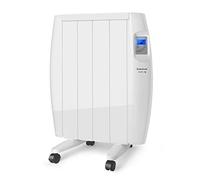 Taurus - Emisor Térmico Digital 600W | Tecnología seca | Sin fluidos | Programación diaria y semanal | 2 modos | Termostato ajustable | Incluye patas y soporte pared | Blanco.