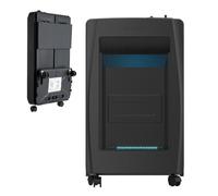 TAURUS Estufa de Gas Butano Llama Azul 4,2 kW, Plegable, 3 Potencias | Para estancias de más de 35 m², con 5 ruedas giratorias, compartimento para bombona de hasta 13 kg y apagado de seguridad