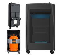 Taurus estufa de gas butano plegable potencia gas 4,2kW, plegable, llama azul, 3 potencias, quemador sólido, 3 sistemas de seguridad, bombonas de hasta 13kg