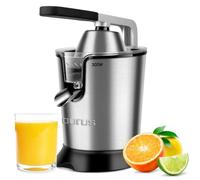 Taurus- Exprimidor Naranjas Easy Press 300 Profesional 300W | Acero INOX |Apto Lavavajillas| Vertido Continuo con Palanca + Deposito 650mL | 2 conos | Filtro inox + regulador pulpa electrico | sin BPA