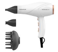 Taurus - Secador Fashion Ionic | 2600W | Motor AC Profesional | Tecnología Iónica Anti Encrespamiento | Potencia Adjustable | 3 Niveles de Temperatura y 2 Velocidades | Concentrador y 2 Difusores