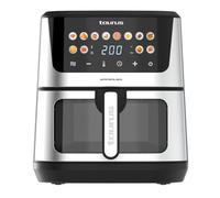 Taurus - Freidora aire Air Fry Digital 360 XL | 2100W | 8L | 12 programas | Pantalla táctil | Doble resistencia | Interior metálico | Precalentado | Libre de BPA y PFOA | Recetario online