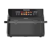 Taurus - Freidora sin aceite Grill 360 XL | 10L | 4 Resistencias | 2800W | Pantalla táctil | Cestillo divisible | Temporizador 60 min | 10 Programas | Temp 60º-200ºC | Cocina simultánea