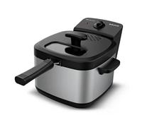 Taurus Fry Solution - Freidora compacta de 1,5L, 2000W, regulador de temperatura de 150 a 190ºC, apta para freír con tapa
