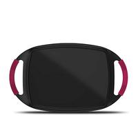 Taurus Great Moments Plancha de asar - Plancha de asar de aluminio fundido, 47x29 cm, mango ergonómico, para todo tipo de fuegos, recubrimiento antiadherente, apta para lavavajillas, libre PFOA, negro