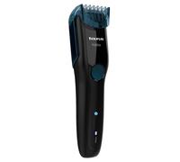 Taurus - Barbero Eléctrico Profesional Hubble Hombre, Cortapelos, Barba, con o Sin Cable, Uso Seco/Húmedo, Autonomía 90 min, Carga Rápida, 6 Niveles Corte, 5 Accesorios, Ergonómico, Negro