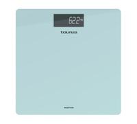 Taurus Inception - Báscula de baño digital, diseño slim, 28x28 cm, cristal templado ultra resistente, kg/lb, pantalla display de fácil lectura, máx 180kg/min 3kg, pies antideslizantes, azul
