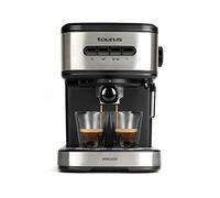 Taurus Mercucio - Cafetera espresso 20 Bar, programable, parada automática, 850W, BPA free, apagado automático, 1.50L, vaporizador, sistema extra-cream