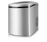 Taurus MG12 Legend - Máquina de cubitos de hielo, 14 kg / 24 h, potencia de 150W, Silenciosa, Capacidad del depósito de agua 1.7L, acero inoxidable