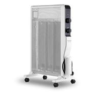 Taurus Mica 1500 - Radiador de mica, 1500W, 2 potencias, calor tridimensional, IP24, protección sobrecalentamiento, super silencioso, anti vuelco, ruedas multidireccionales, hasta 15m2