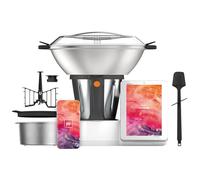 Taurus Mycook Next - Robot de Cocina con wifi, pantalla XXL, cocina por voz, inducción, cocción lenta o alta temperatura, sous-vide, 30 funciones, 2000W, jarra 3.75L, app mycook + accesorios