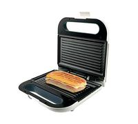 Taurus Mysandwich Luxe - Sandwichera electrica Inox con Grill de 800W, resultados crujientes, placas antiadherentes, indicador luminoso de temperatura, toque frío, fácil limpieza.