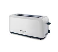 Taurus Mytoast Duplo Cool - Tostadora de pan 1450W, 2 ranuras extra largas y extra anchas, 6 niveles tostado, 3 funciones extra, sistema auto-centrado, bandeja recogemigas