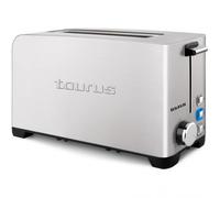 Taurus Mytoast Legend Tostador de una Ranura ancha de 45 mm, 1050 W, Acero Inoxidable, Gris