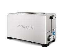 Taurus Mytoast Legend Tostador de una Ranura ancha de 45 mm, 1050 W, Acero Inoxidable, Gris