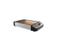 Taurus - Tostador Plano Horizontal Neptuno Legend, 1000W, 25 x 20 cm Superficie Tostado, 3 resistencias, Indicador Acústico, Capacidad 4 tostadas, Bandeja Recogemigas, Inox, Recogecables