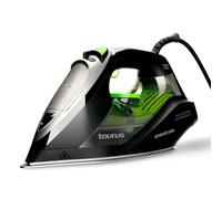 Taurus - Plancha de Vapor Geyser Eco 3000,3000w,200 g/min,Punta de precisión,Regulador de vapor y temperatura,Suela anodizada ultradeslizante,Negro