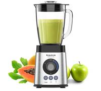 Taurus - Power Total Batidora de Vaso | 2000W Potencia | Jarra de Cristal 2,2L | Cuchillas de 6 Filos | Programas Turbo | Smoothies | Pica Hielo