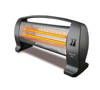 Taurus PR2 - Radiador de cuarzo, estufa, tubos de cristal de cuarzo, dos intensidades de calor, antivuelco, protector térmico de seguridad, 600/1200W