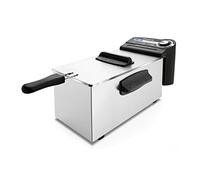Taurus Professional 4 - Freidora de aceite 4L, 2200W. 2kg de patatas. Resistencia sumergida. Posición escurrido. Piloto luminoso. Regulador de temperatura. Desmontable. Acero inoxidable