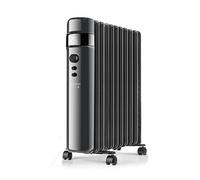 Taurus - Radiador de Aceite. 2500W. 3 Niveles de Potencia. 11 Elementos. Pantalla Digital. Selector de Potencia. Temporizador. Programable. ModoECO. Temperatura Ajustable de 5 a 35ºC