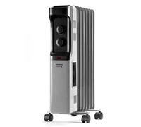 Taurus Dakar Radiador de aceite de 7 elementos, 3 niveles de potencia, Termostato ajustable, Protección sobrecalentamiento, Bajo consumo, Piloto luminoso, 1500 W