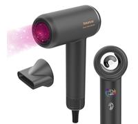 Taurus - Secador de Pelo Digital Force 2000 Ionic, 1800W, Motor Digital Brushless, 2 Velocidades, 5 Temperaturas, Golpe Aire Frío, Iónico Antiencrespamiento, Secado Rápido, Ligero, Gris