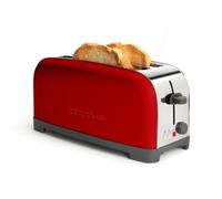 Taurus - Vintage Red 6 2 rebanada(s) 1400 W Rojo, Acero inoxidable