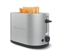 Taurus - Tostadora Mytoast II Legend | 900W | 2 Ranuras | 7 Niveles de Tostado | Funciones Descongelar, Recalentar y Cancelar | Acero Inoxidable | Bandeja Recogemigas | Elevación Extra