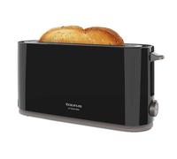 Taurus - Tostadora Mytoast Nero 1000W | 7 Niveles de Tostado | Ranura 260 mm | Sistema Autocentrado | Bandeja Recogemigas | Elevación Extra | Recoge Cable | Pies Antideslizantes