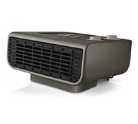 Taurus Tropicano Java 2100 IP Termoventilador, calefactor, 2 posiciones de calor, 2000 W, Función ventilador, termostato regulable, piloto luminoso, silencioso, color gris