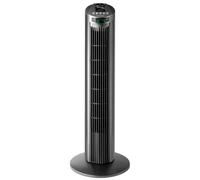 Taurus - Ventilador de torre Babel RC 45W, 3 velocidades, 3 modos Normal/Brisa/Noche, Timer 4 horas, Auto Off, Oscilante, Mando a distancia, Selector táctil, Cable 116 cm, Gris