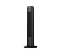 Taurus - Ventilador de torre New Babel Digital 50W | 4 velocidades | 3 modos Normal/Brisa/Noche | Timer 9h | Auto Off | Oscilante | Mando y asa de transporte | Pantalla táctil | Cable 150 cm | Gris