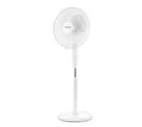 Taurus - Ventilador pie Greco 16CR Pure | 45W | Oscilación | Inclinación manual | 3 aspas de 40 cm | 3 velocidades | Altura ajustable | Base redonda | Asa transporte | Rejilla extraíble