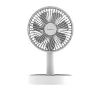 Taurus Ventilador Portátil Plegable Oscilante Air Lite Fold&Go+ | Ventilador Inalámbrico 24h Autonomía con Motor BLDC Ultrasilencioso | Altura Ajustable, USB-C, 4 Velocidades, para Escritorio, Hogar