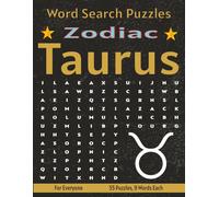 Taurus - Word Search Puzzles: Screen-Free Puzzles for Mental Fitness, Relaxation and Fun (Zodiac - Word Search Puzzles)