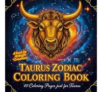 Taurus Zodiac Coloring Book | 40 Coloring Pages just for Taurus: Mystical, Fantasy, Astrology Sign Art for Adults & Teens (The Cosmic Zodiacs)
