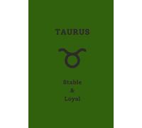Taurus Zodiac Journal: Taurus Sign Notebook 120 pages 6 x 9