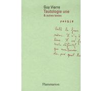 Tautologie une: Suivi de Le museau mis et de Devant le temps