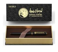TAUXBLO Pluma negra de lujo, accesorios de escritorio de oficina para artículos del presidente, el mejor bolígrafo de escritura suave para hombres y mujeres, bolígrafos de diseño elegante, gran juego