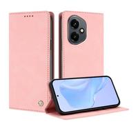 TAUYN Funda Leather Folio para el Honor 400, Diseño de Flip Magnético, Premium PU/TPU Cuero Wallet Carcasa de Cuero Antigolpes Case, Resistente Caídas Protección Total. Rosa