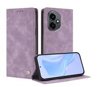 TAUYN Funda Leather Folio para el Honor 400, Diseño de Flip Magnético, Premium PU/TPU Cuero Wallet Carcasa de Cuero Antigolpes Case, Resistente Caídas Protección Total. Púrpura