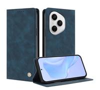 TAUYN Funda Leather Folio para el Honor 400 Pro, Diseño de Flip Magnético, Premium PU/TPU Cuero Wallet Carcasa de Cuero Antigolpes Case, Resistente Caídas Protección Total. Azul Oscuro