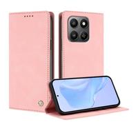 TAUYN Funda Leather Folio para el Honor 400 Smart, Diseño de Flip Magnético, Premium PU/TPU Cuero Wallet Carcasa de Cuero Antigolpes Case, Resistente Caídas Protección Total. Rosa
