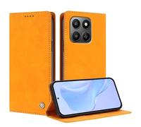 TAUYN Funda Leather Folio para el Honor 400 Smart, Diseño de Flip Magnético, Premium PU/TPU Cuero Wallet Carcasa de Cuero Antigolpes Case, Resistente Caídas Protección Total. Amarillo