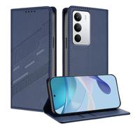 TAUYN Funda Leather Folio para el Realme C71 4G, Premium PU/TPU Cuero Wallet Carcasa de Cuero PU Antigolpes Case, con Soporte y Ranura para Tarjeta. Azul Oscuro