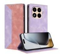 TAUYN Funda Leather Folio para el Xiaomi 15T Pro | Premium PU/TPU Cuero Wallet Carcasa, con Dos Ranuras para Tarjetas, Resistente a los Golpes y a los Arañazos. Rosa