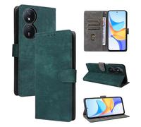 TAUYN Funda para Honor 90 Smart 5G/Honor X7b, Premium PU/TPU Cuero Wallet Ranuras Tarjetas Case, Magnético Flip RFID Cover Carcasa - Verde